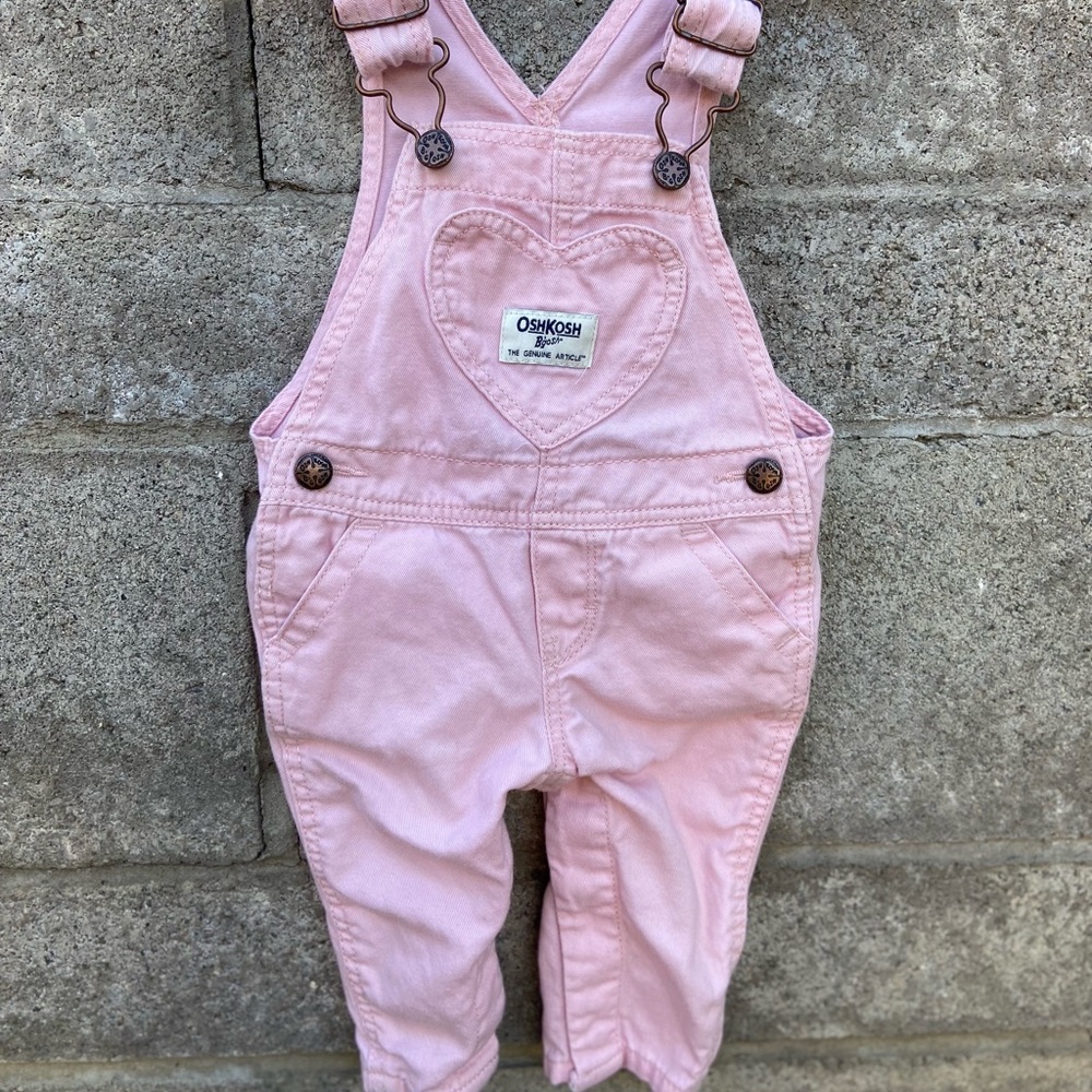Pink overalls